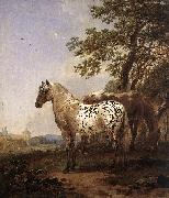BERCHEM, Nicolaes Landscape with Two Horses China oil painting reproduction